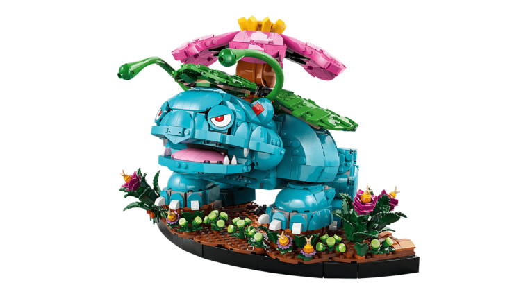 Klocki LEGO Pokemon  72153 Venusaur, Charizard i Blastoise + Kolekcja odznak z regionu Kanto