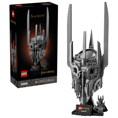 Klocki LEGO Icons 11373 Władca pierścieni: Hełm Saurona