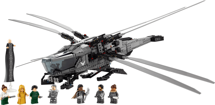 Klocki LEGO Icons 10327 Diuna — Atreides Royal Ornithopter