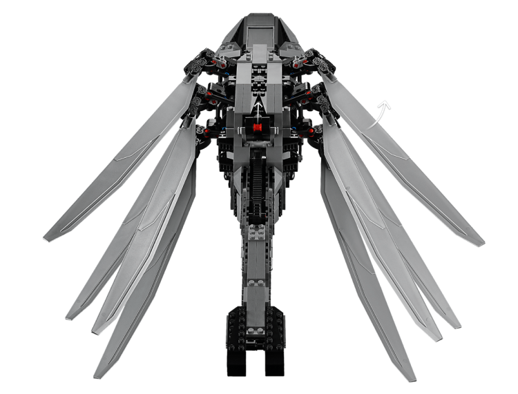 Klocki LEGO Icons 10327 Diuna — Atreides Royal Ornithopter