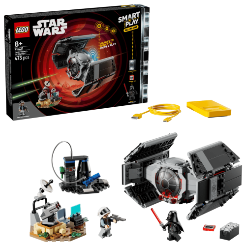 Klocki LEGO Star Wars 75421 SMART Play™: Myśliwiec TIE™ Dartha Vadera