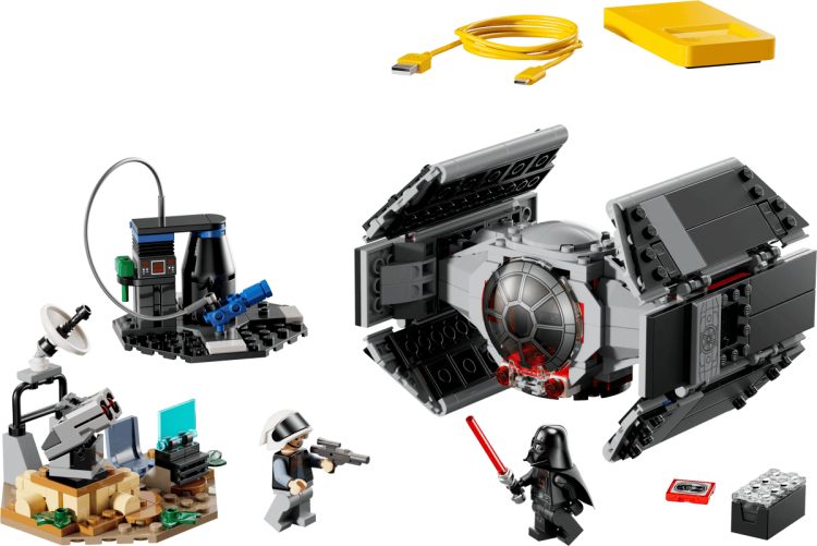 Klocki LEGO Star Wars 75421 SMART Play™: Myśliwiec TIE™ Dartha Vadera