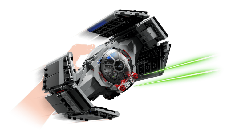 Klocki LEGO Star Wars 75421 SMART Play™: Myśliwiec TIE™ Dartha Vadera