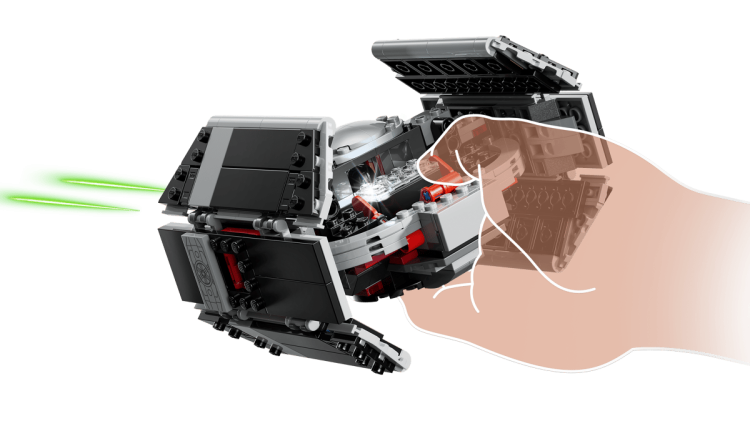 Klocki LEGO Star Wars 75421 SMART Play™: Myśliwiec TIE™ Dartha Vadera