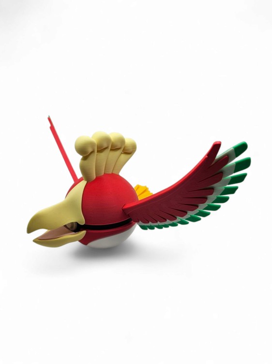Ho-Oh Ball – Figurka Pokémon – Kolekcjonerska Pokeball