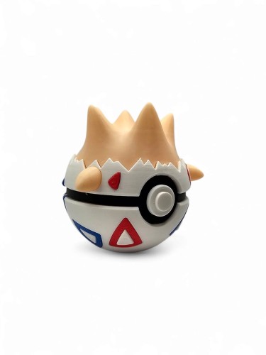 Togepi Ball– Figurka Pokémon – Kolekcjonerska Pokeball