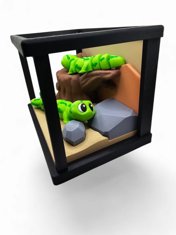 Salamander Habitat Aquarium – Dekoracyjne Terrarium