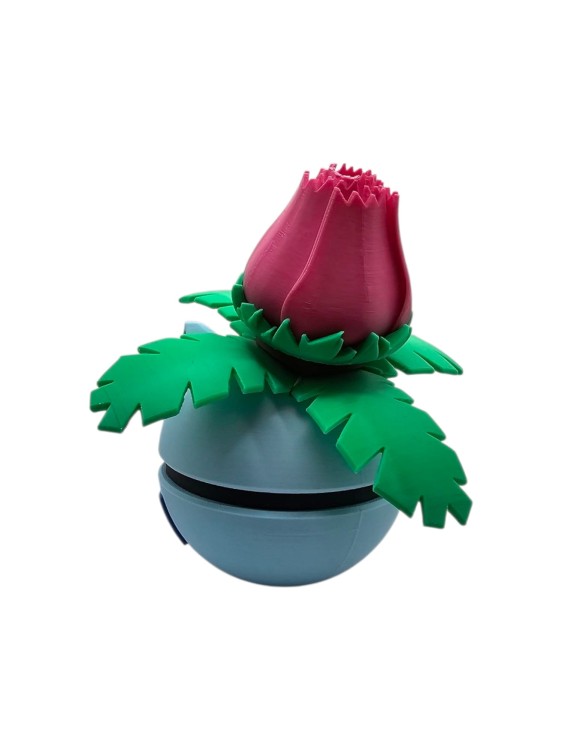 Ivysaur Ball – Figurka Pokémon - Kolekcjonerska Pokeball