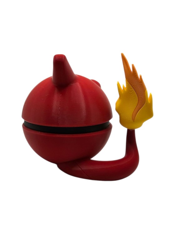 Charmeleon Ball – Figurka Pokémon - Kolekcjonerska Pokeball