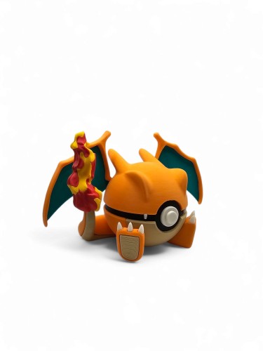 Charizard Ball – Figurka Pokémon - Kolekcjonerska Pokeball