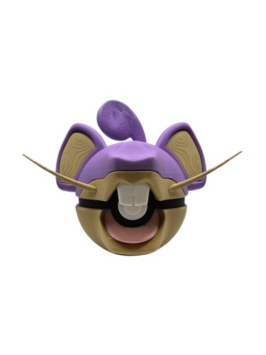 Rattata Ball – Figurka Pokémon - Kolekcjonerska Pokeball