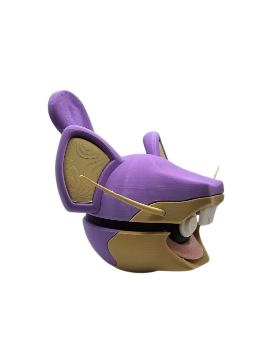 Rattata Ball – Figurka Pokémon - Kolekcjonerska Pokeball