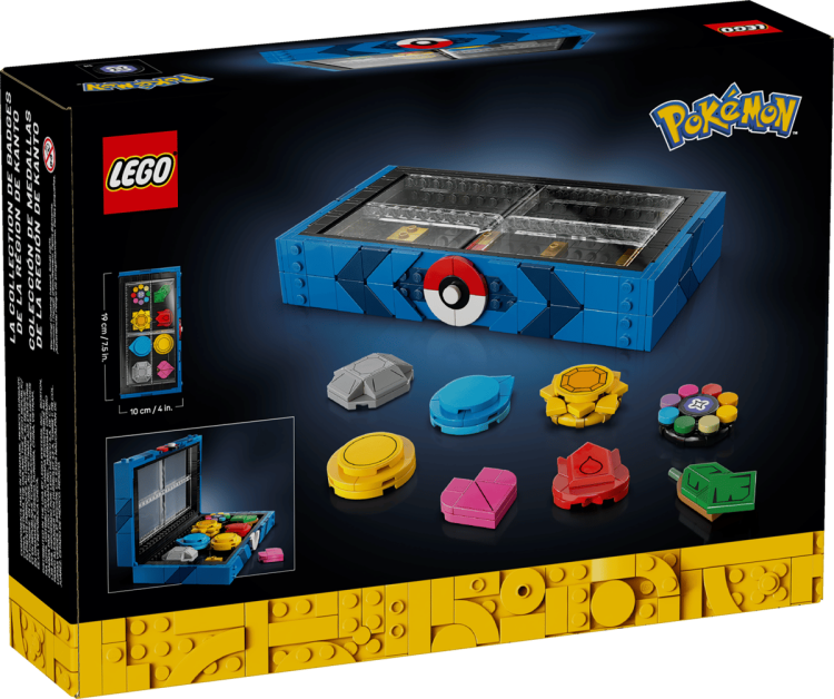 Klocki LEGO Pokemon  40892 Kolekcja odznak z regionu Kanto