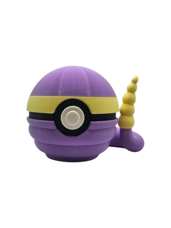 Ekans Ball – Figurka Pokémon - Kolekcjonerska Pokeball