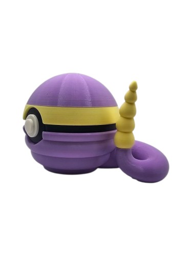 Ekans Ball – Figurka Pokémon - Kolekcjonerska Pokeball