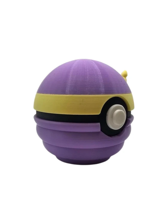 Ekans Ball – Figurka Pokémon - Kolekcjonerska Pokeball