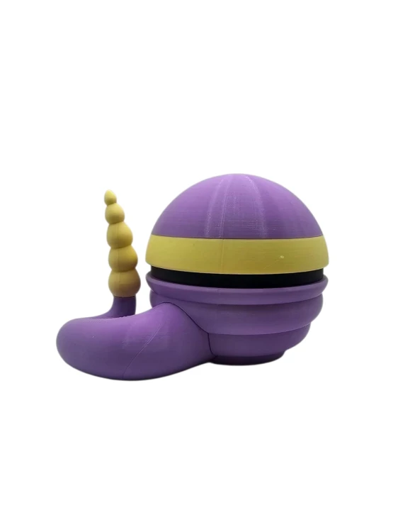 Ekans Ball – Figurka Pokémon - Kolekcjonerska Pokeball