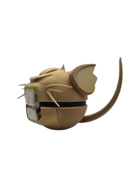 Raticate Ball – Figurka Pokémon - Kolekcjonerska Pokeball