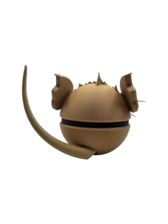Raticate Ball – Figurka Pokémon - Kolekcjonerska Pokeball